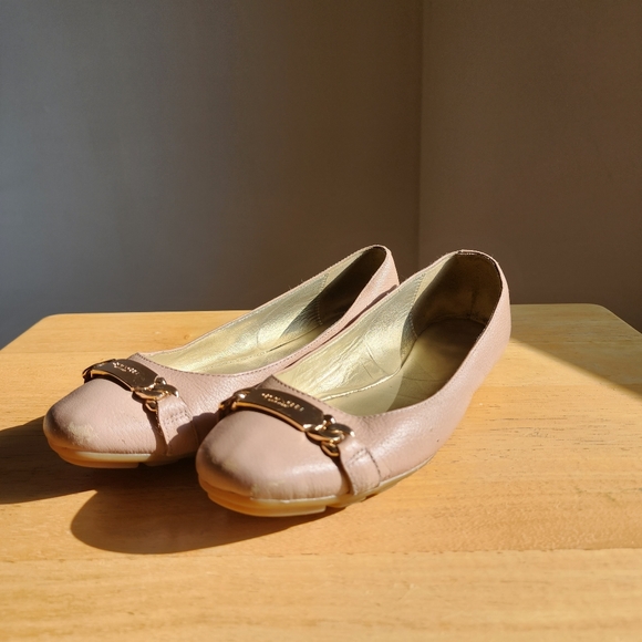 Coach Bianca blush pink flats - Picture 3 of 12